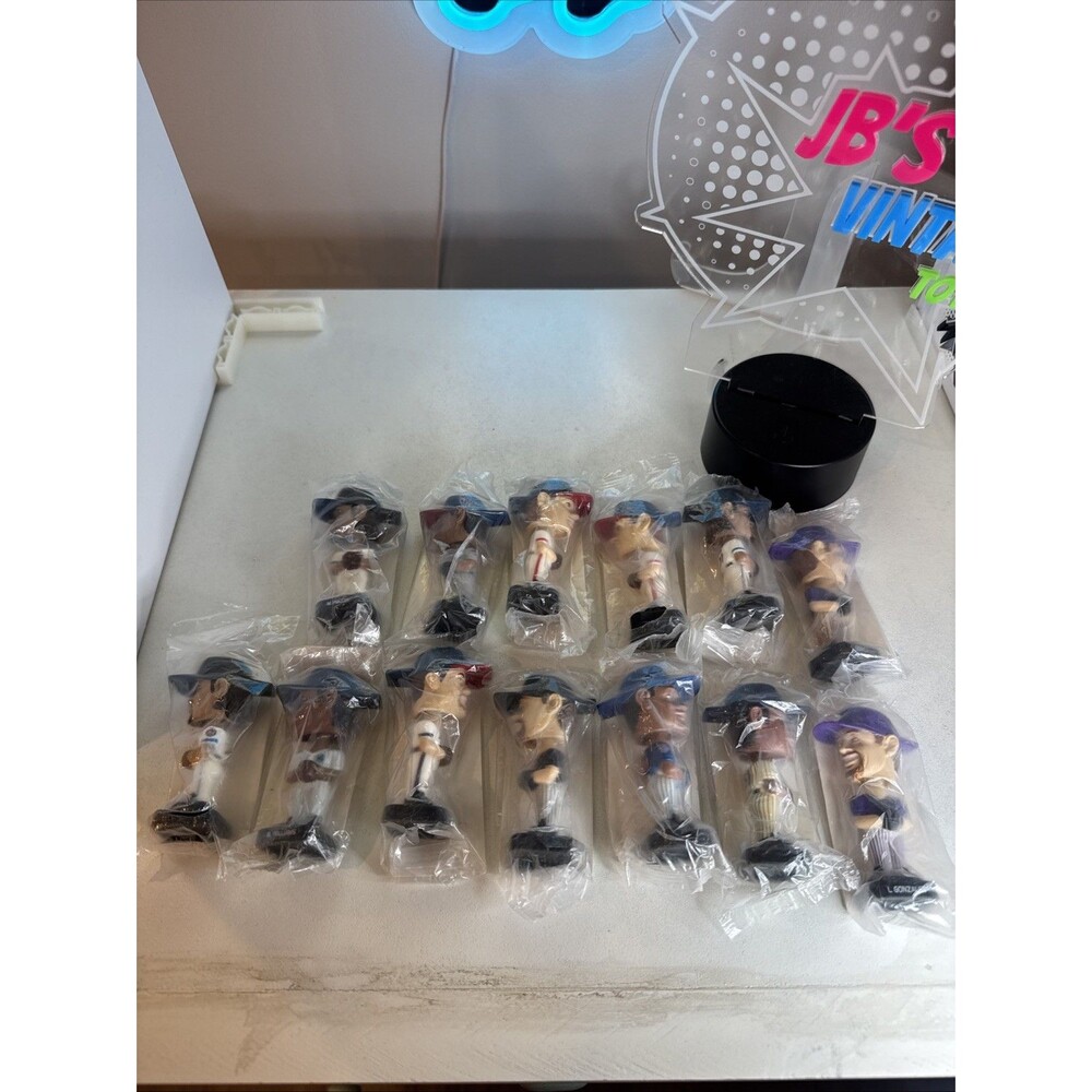 Lot of 13 Post Cereal 2002-03 Mini Bobbleheads MLB Baseball Sealed
